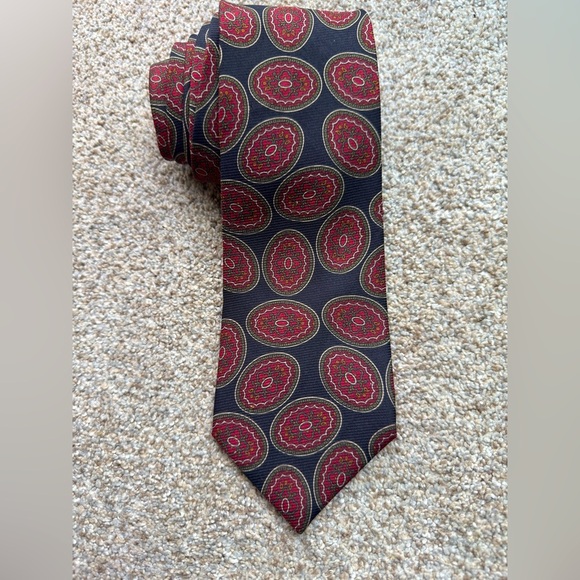 Vintage Brooks Brothers Makers All Silk Tie Made In USA - Picture 1 of 6